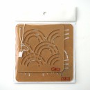 Sashiko Stencil Col. 110 - 2 pc Set - 12cmx12cm & 10cmx10cm - Due June/Jul